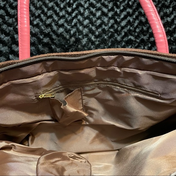 LARGE SHOULDER ZIPPERED TOTE BAG - Picture 6 of 9